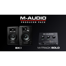 M-AUDIO - PRODUCER PACK 1 - MTRACK Solo + BX3D3