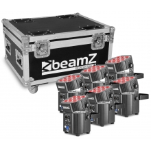 BEAMZ PRO - BBP60 SET X6 - Set of 6 LED Pars