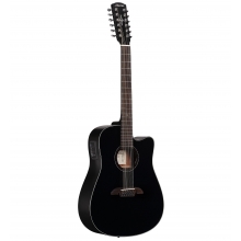 ALVAREZ - AD60-12CEBK - 12-string electro-acoustic guitar