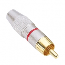 Adam Hall - 7620 RED - Connecteur RCA rouge