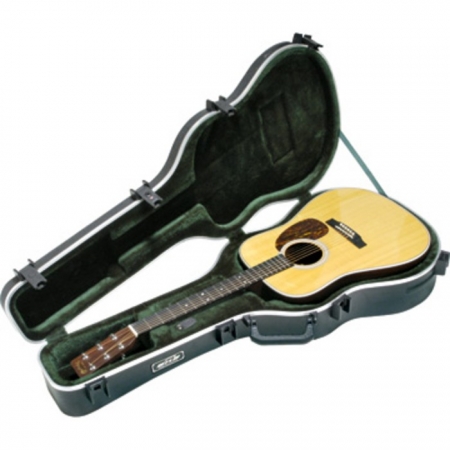 SKB Cases - Deluxe Guitar Case for "Dreadnought" Acoustic Guitars